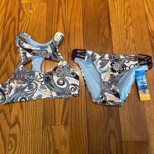 Two piece bathing suit